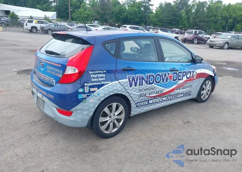 2014 Hyundai Accent Se из США, поврежденный, VIN KMHCU5AE9EU182785